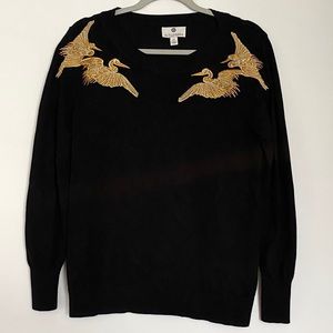 Altuzarra for Target Gold Embroidered Sweater